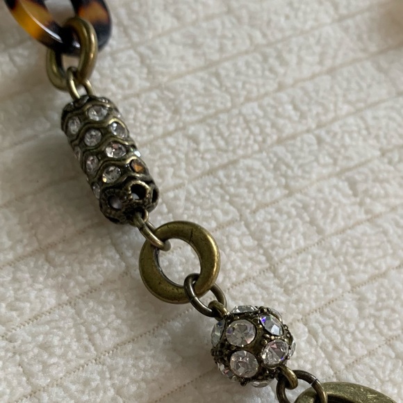 J.Crew tortoiseshell ribbon necklace - Picture 10 of 11